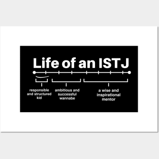 Funny Life of an ISTJ Personality Type Introvert Jokes Posters and Art